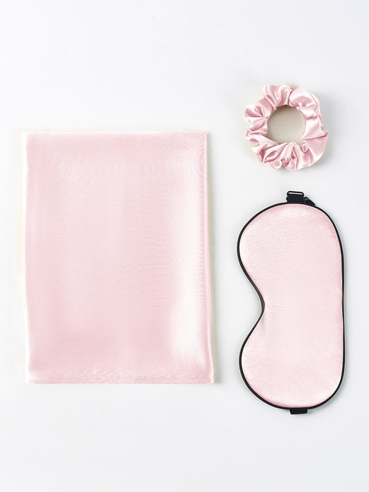 19Momme 3Pcs Set Silk Skin-Friendly Beauty Sleep Set (Hidden Zipper Pillowcase)