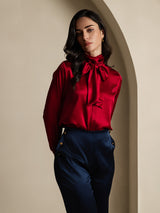 [Dark Blue] SilkSilky-AU Women's Pants 008