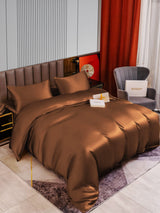 [Coffee] SilkSilky-AU 22Momme Bedding Set 002