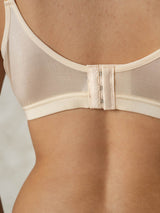 [Tan] SilkSilky-AU Silk Jersey Bra 005