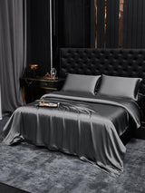[Dark Gray] SilkSilky-AU 19Momme Bedding Set 001