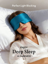 [Teal] SilkSilky-AU Sleep Mask 003