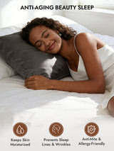 [Dark Gray] SilkSilky-AU 30Momme Pillowcase 003