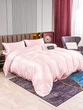 SilkSilky AU 22Momme Pure Silk Bedding Set Pink 002