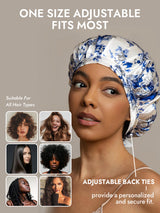 [Blue and White Porcelain] SilkSilky-AU Sleep Cap 006