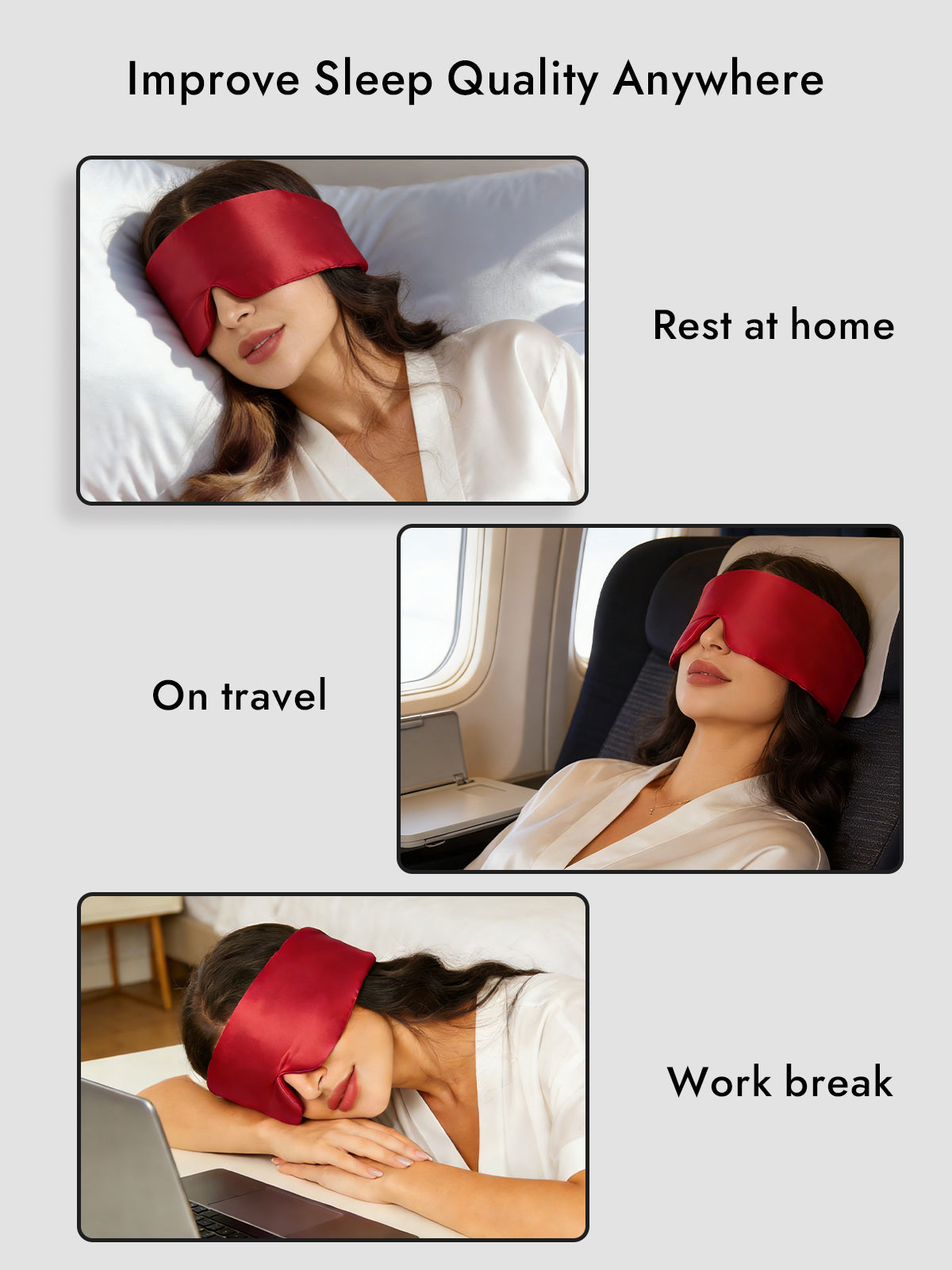 [Wine] SilkSilky-AU Sleep Mask 006