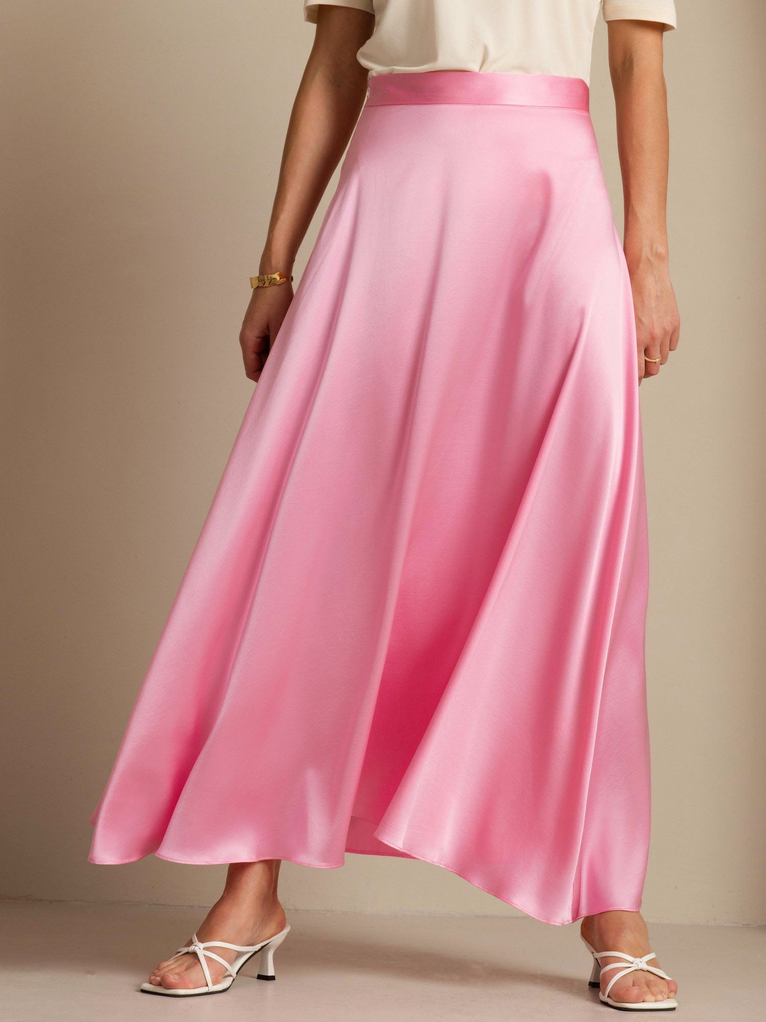 [Sachet Pink] SilkSilky-AU 19Momme Silk Skirt 003