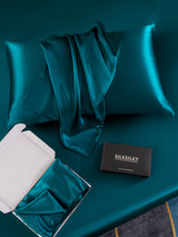 [Teal] SilkSilky-AU 22Momme Pure Silk Pillowcase 005