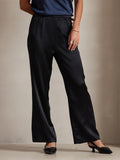 SilkSilky AU 19Momme Silk Womens Pants Black 001