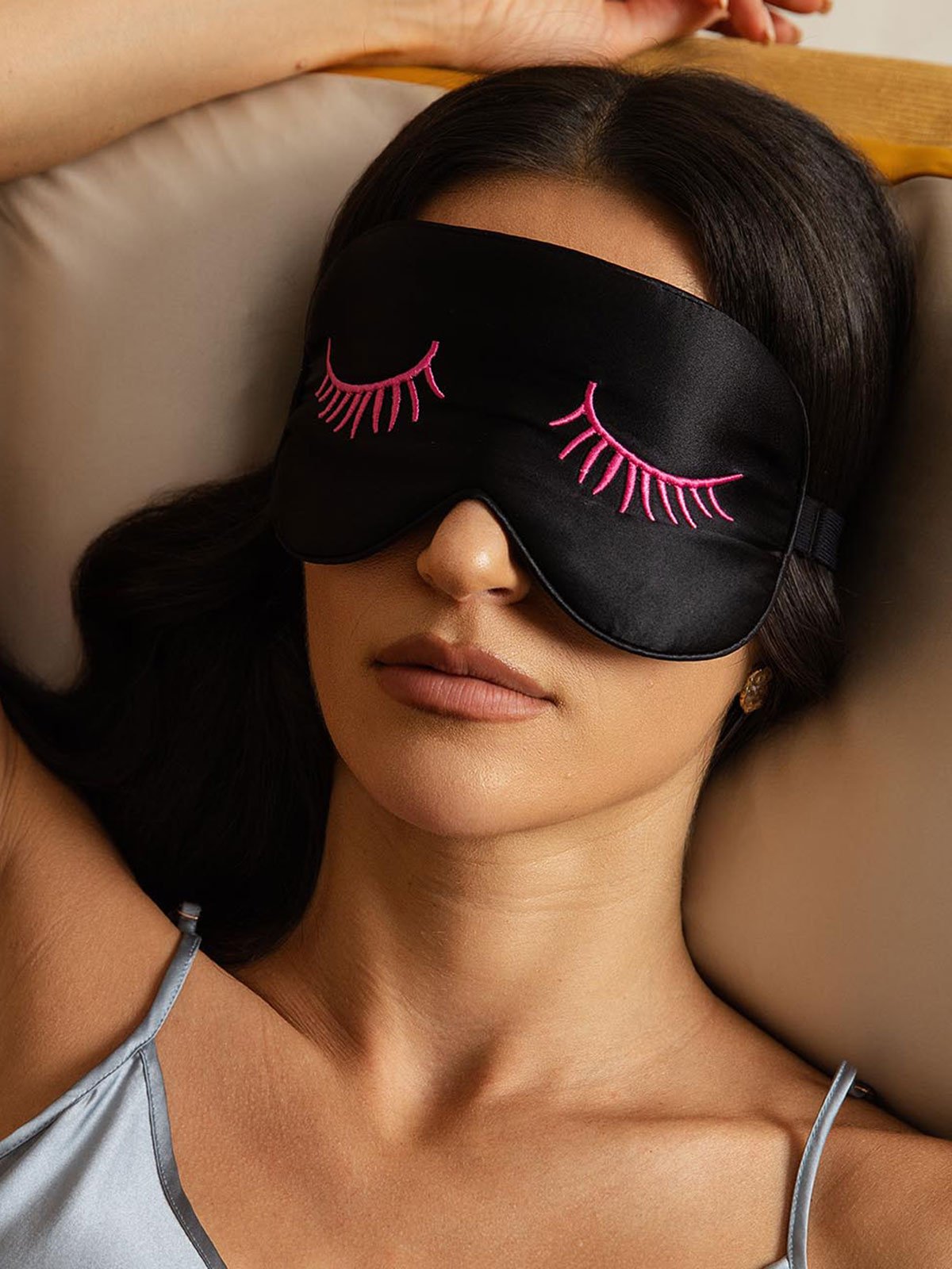 [PinkEyelashes] SilkSilky-AU Pure Silk Eye Mask 002