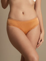 [Orange] SilkSilky-AU 100% Silk Jersey Panty 001