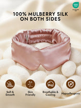 [Pale Mauve] SilkSilky-AU Sleep Mask 002