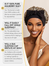 [Leopard] SilkSilky-AU Sleep Cap 006