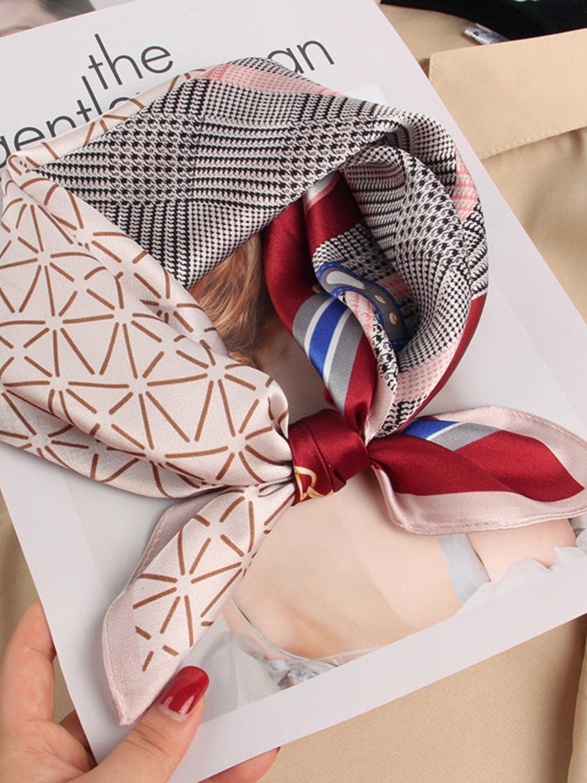 [P037] SilkSilky-AU Pure Silk Scarf 001,