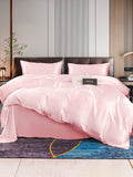 SilkSilky AU 22Momme Pure Silk Bedding Set Pink 001