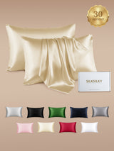 [Ivory] SilkSilky-AU 30Momme Pillowcase 001
