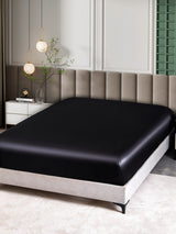 [Black] SilkSilky-AU 25Momme Sheet 001