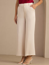 [Beige] SilkSilky-AU Womens Pants 001