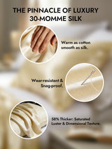 [Ivory] SilkSilky-AU 30Momme Pillowcase 002