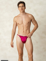 [Fuchsia] SilkSilky-AU Pure Silk Men's Underwear 005