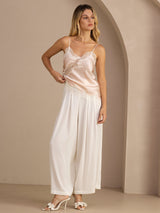 [Pink] SilkSilky-AU Spaghetti Strap V Neck Camisole 005