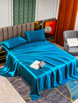 [Teal] SilkSilky-AU 25Momme Bedding Set 005