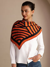 [Orange Arcs] SilkSilky-AU Scarf 002