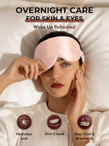 [Pink] SilkSilky-AU 22Momme Sleep Mask 007