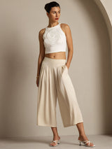 [Beige] SilkSilky-AU Women's Pants 007