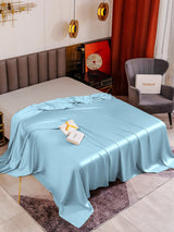 [Light Blue] SilkSilky-AU 19Momme Sheet 001