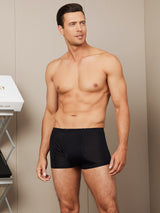 [Black] SilkSilky-AU 100% Silk Jersey Men's Underwear 003