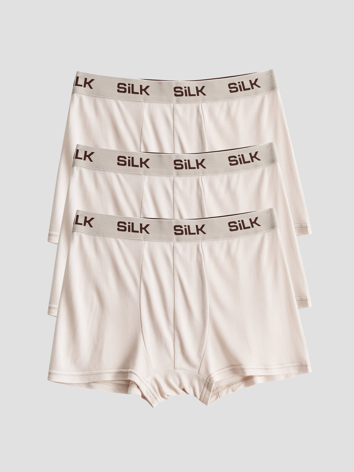 [Beige] SilkSilky-AU Pure Silk Mens Underwear 002