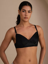 [Black] SilkSilky-AU Bra 001