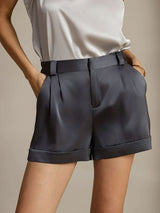 [Dark Gray] SilkSilky-AU Women's Shorts 001