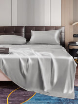 [Silver] SilkSilky-AU 22Momme Pure Silk Bedding Set 006,
