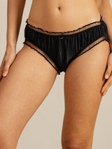 [Black] SilkSilky-AU Panty 001