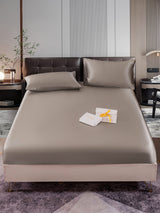 [Gray] SilkSilky-AU 22Momme Bedding Set 001