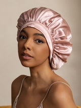 [Pink] SilkSilky-AU Sleep Cap 003