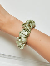 [Mint Green] SilkSilky-AU Scrunchie 001