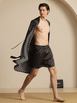 [Black Chain] SilkSilky-AU Long Sleeve Men's Pyjamas 005