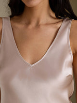 [Shadow Gray] SilkSilky-AU Sleeveless V Neck Camisole 004
