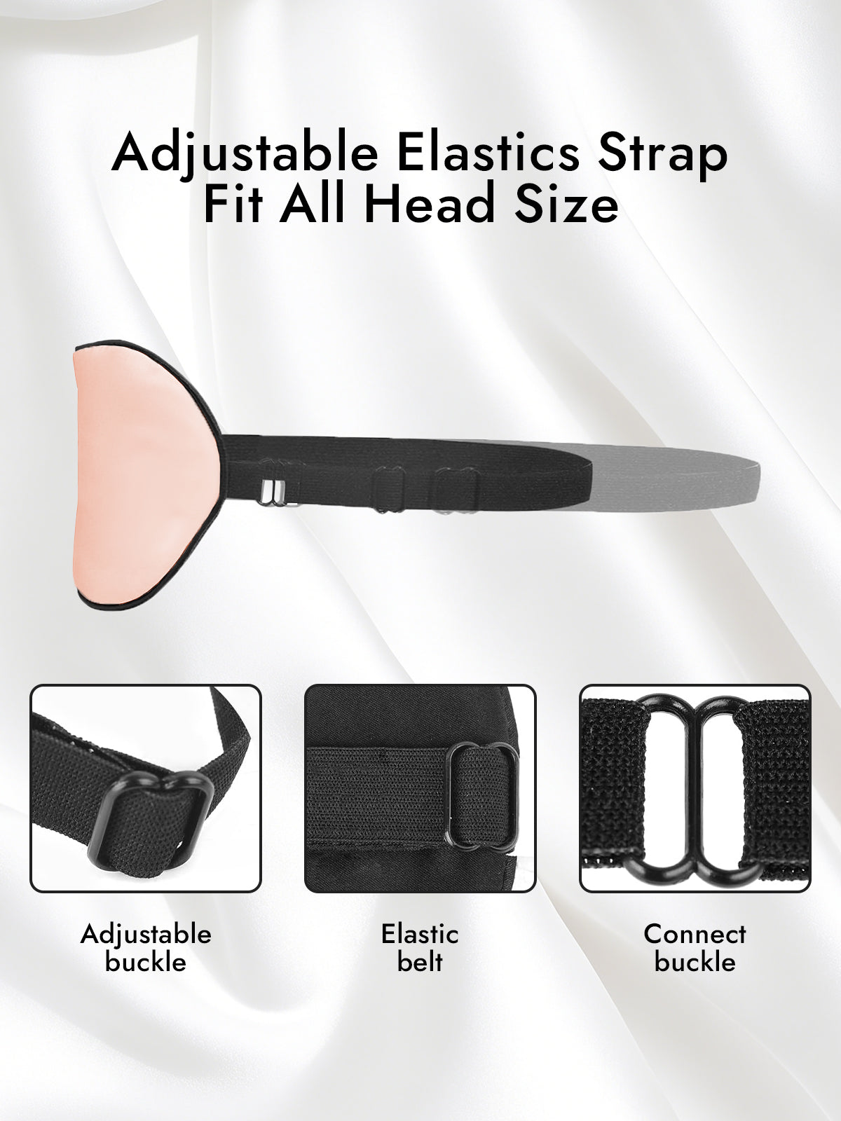 [Pink] SilkSilky-AU 19Momme Pure Silk Eye Mask 004