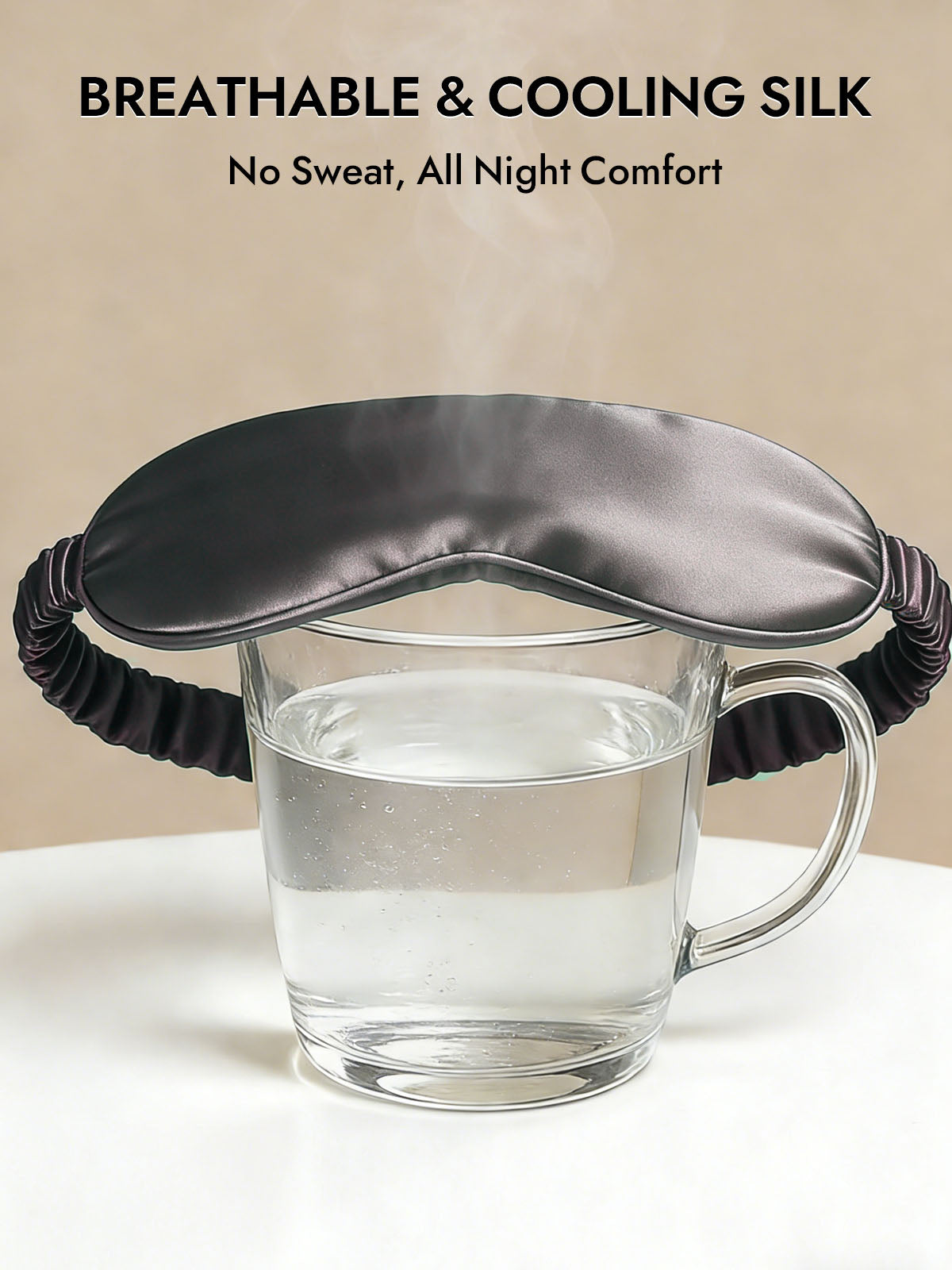 [Dark Gray] SilkSilky-AU 19Momme Pure Silk Eye Mask 004