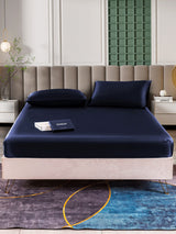 [Dark Blue] SilkSilky-AU 25Momme Bedding Set 002