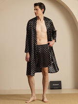 [Black Chain] SilkSilky-AU Long Sleeve Men's Pyjamas 004