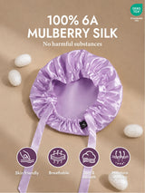 [Lavender] SilkSilky-AU Sleep Cap 002