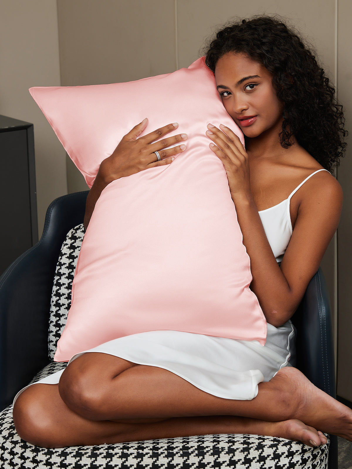 SilkSilky-AU 19Momme Pure Silk Pillowcase Pink 002