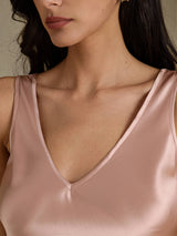 [Tuscany] SilkSilky-AU Sleeveless V Neck Camisole 003