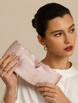 [PaleMauve+LightPink] SilkSilky-AU Sleep Mask 005