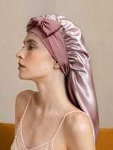[Pink] SilkSilky-AU Sleep Cap 001